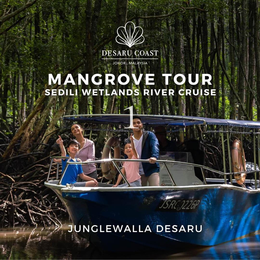 哥打丁宜Desaru 16Pax Family With Private Mini Pool & Jacuzzi别墅 外观 照片